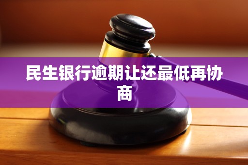 民生银行为什么没有最低还款(民生银行还最低还款额后剩下的怎么还款)