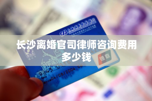 长沙离婚官司律师咨询费用多少钱