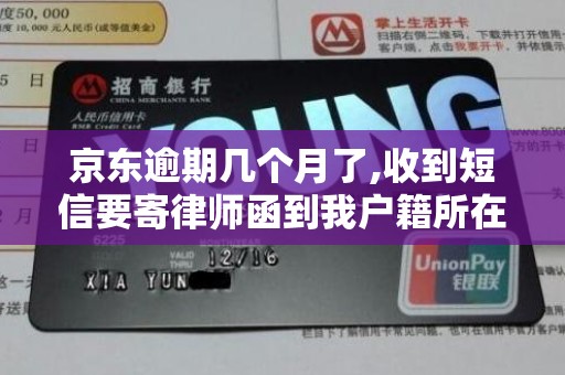 京东逾期几个月了,收到短信要寄律师函到我户籍所在地