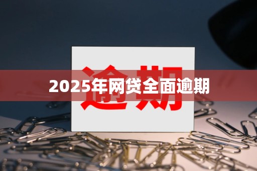 2025年网贷全面逾期