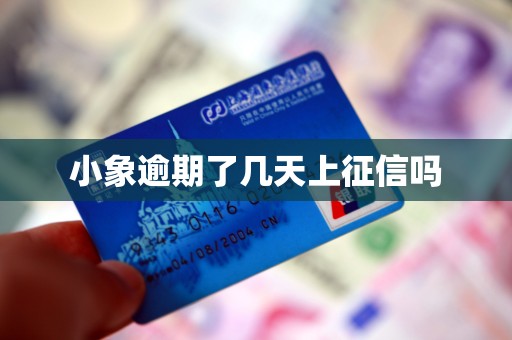 小象逾期了几天上征信吗