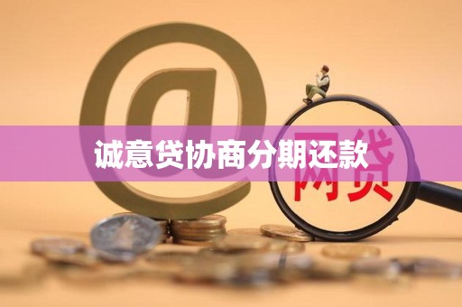 诚意贷协商分期还款