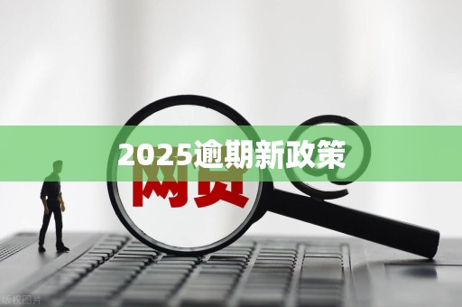 2025逾期新政策