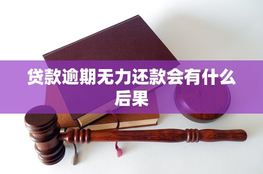 db真人游戏平台贷款过期无力还款会有什么后果