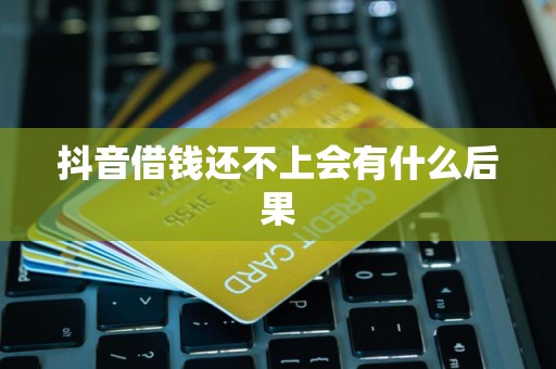 抖音借钱还不上会有什么后果