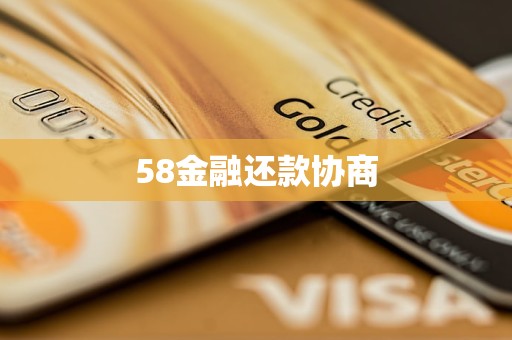 58金融还款协商