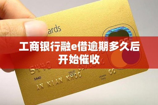 工商银行融e借逾期多久后开始催收