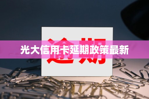 光大信用卡延期政策最新