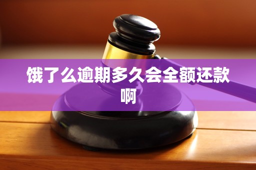 饿了么逾期多久会全额还款啊
