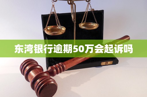 东湾银行逾期50万会起诉吗
