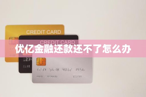 优亿金融还款还不了怎么办