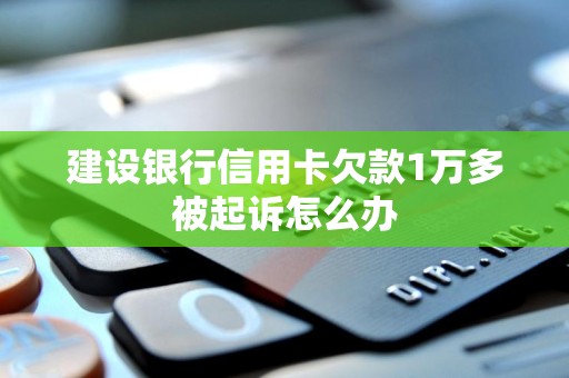 欠信用卡一万被起诉了怎么办(欠信用卡一万多被起诉了最严重判什么)