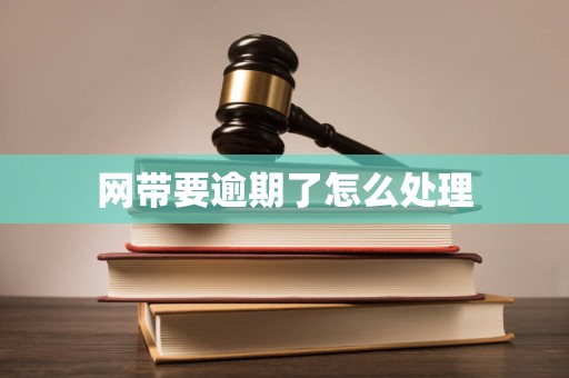 网带要逾期了怎么处理