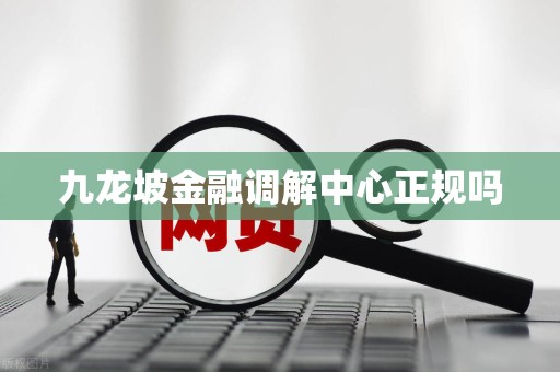 九龙坡金融调解中心正规吗