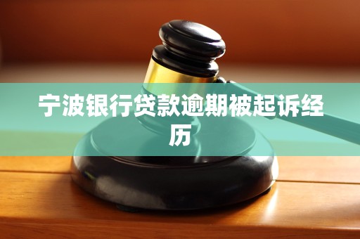 宁波银行贷款逾期被起诉经历 宁波银行贷款逾期被起诉经历