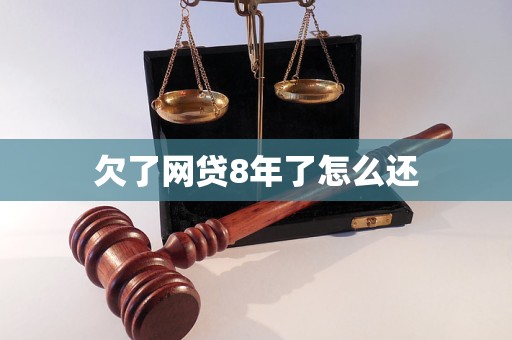 欠了网贷8年了怎么还