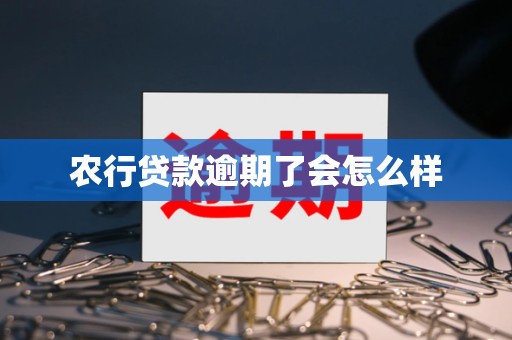 农行贷款逾期了会怎么样 农行贷款逾期了会怎么样