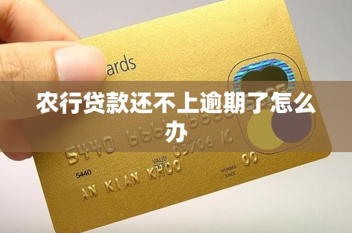 农行贷款还不上逾期了怎么办 农行贷款还不上逾期了怎么办