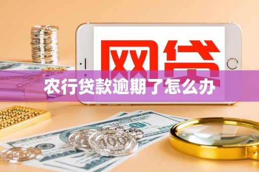 农行贷款逾期了怎么办