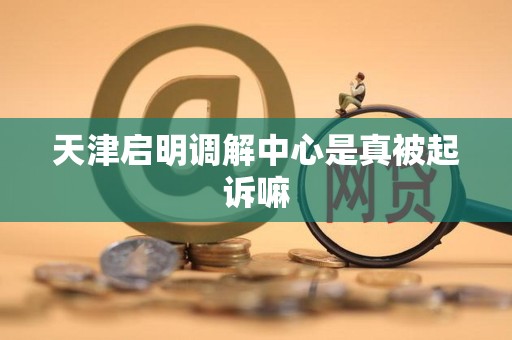 天津启明调解中心是真被起诉嘛