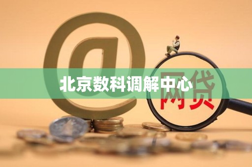 北京数科调解中心