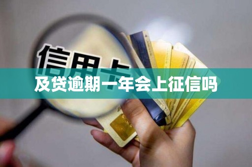 及贷逾期一年会上征信吗 及贷逾期一年会上征信吗