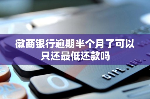 徽商银行逾期半个月了可以只还最低还款吗