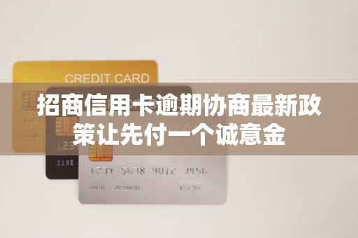 招商信用卡逾期协商最新政策让先付一个诚意金