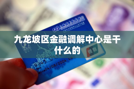 九龙坡区金融调解中心是干什么的