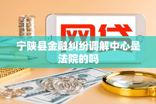 宁陕县金融纠纷调解中心是法院的吗