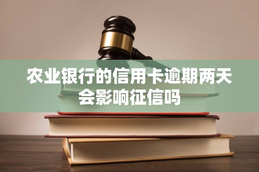 农业银行的信用卡逾期两天会影响征信吗 农业银行的信用卡逾期两天会影响征信吗