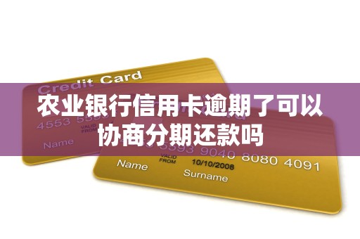 农业银行信用卡逾期了可以协商分期还款吗