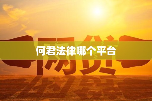 何君法律哪个平台