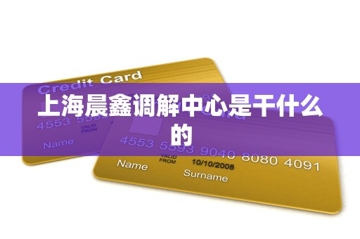 上海晨鑫调解中心是干什么的