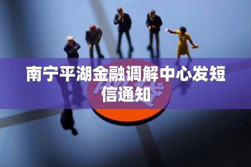 南宁平湖金融调解中心发短信通知 南宁平湖金融调解中心发短信通知