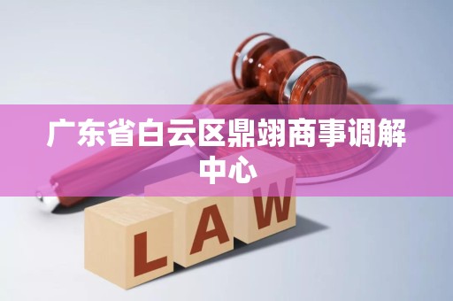 广东省白云区鼎翊商事调解中心