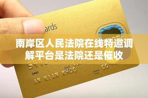 南岸区人民法院在线特邀调解平台是法院还是催收