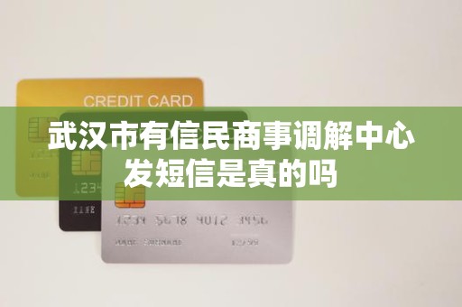 武汉市有信民商事调解中心发短信是真的吗 武汉市有信民商事调解中心发短信是真的吗