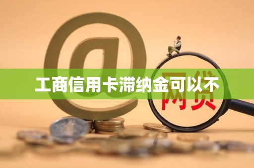 工商信用卡滞纳金可以不 工商信用卡滞纳金可以不