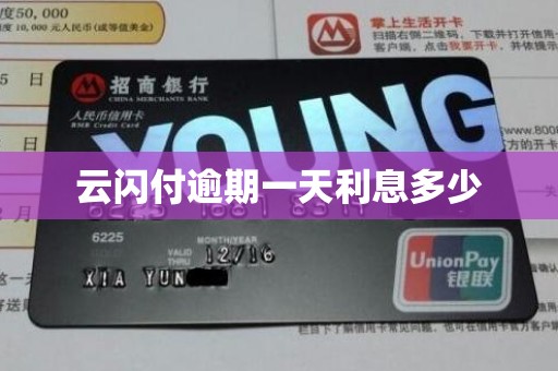 云闪付逾期一天利息多少