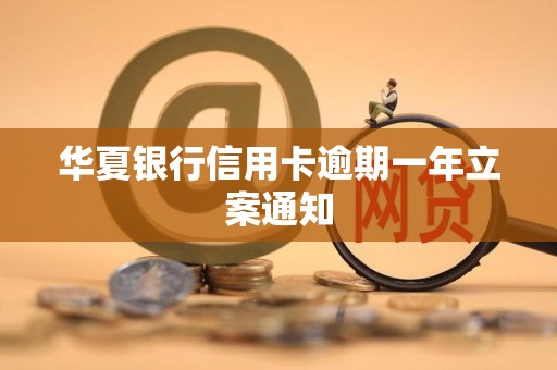 华夏银行信用卡逾期一年立案通知