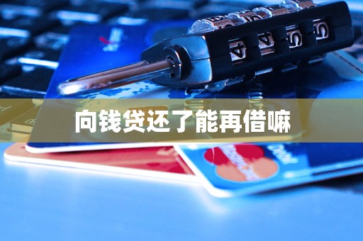向钱贷还了能再借嘛