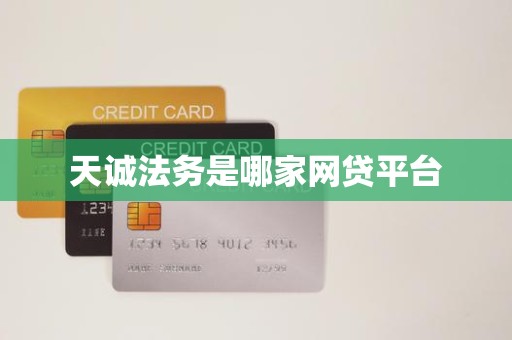 天诚法务是哪家网贷平台