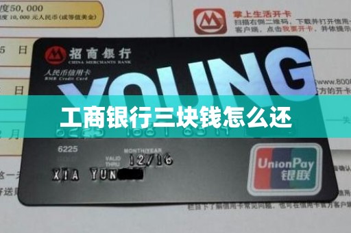 工商银行三块钱怎么还