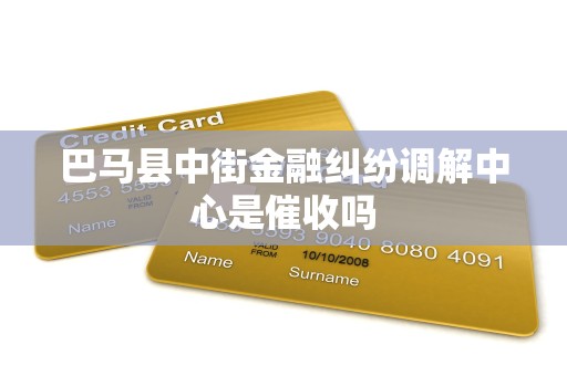 巴马县中街金融纠纷调解中心是催收吗