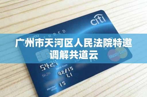 广州市天河区人民法院特邀调解共道云