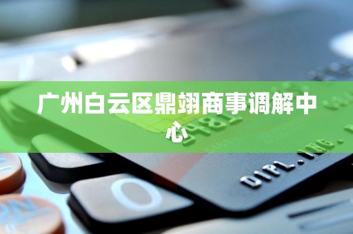广州白云区鼎翊商事调解中心 广州白云区鼎翊商事调解中心