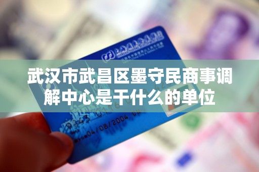 武汉市武昌区墨守民商事调解中心是干什么的单位