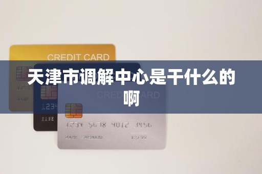 天津市调解中心是干什么的啊