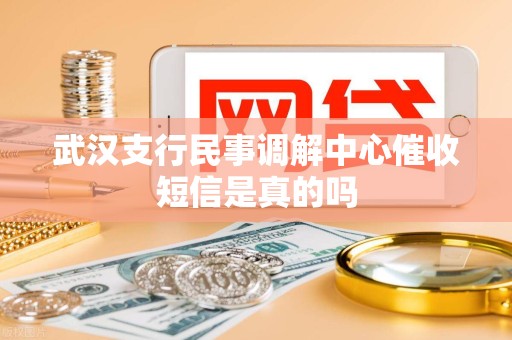 武汉支行民事调解中心催收短信是真的吗
